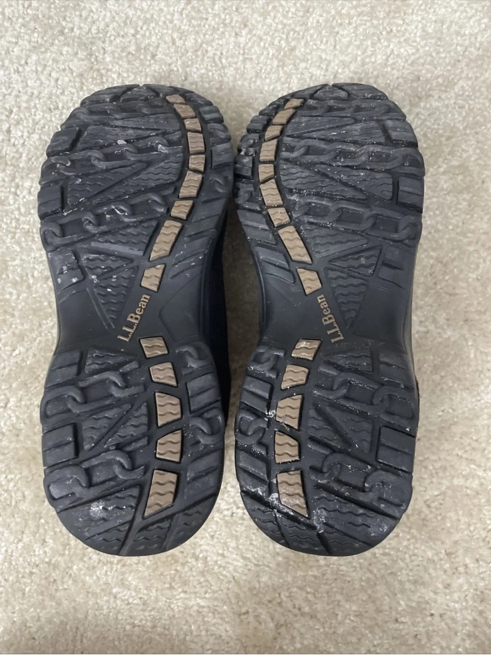 L.L. Bean Storm Chaser Slip On Duck Boots Men's 9 Waterproof TEK 2.5 -NO INSOLES